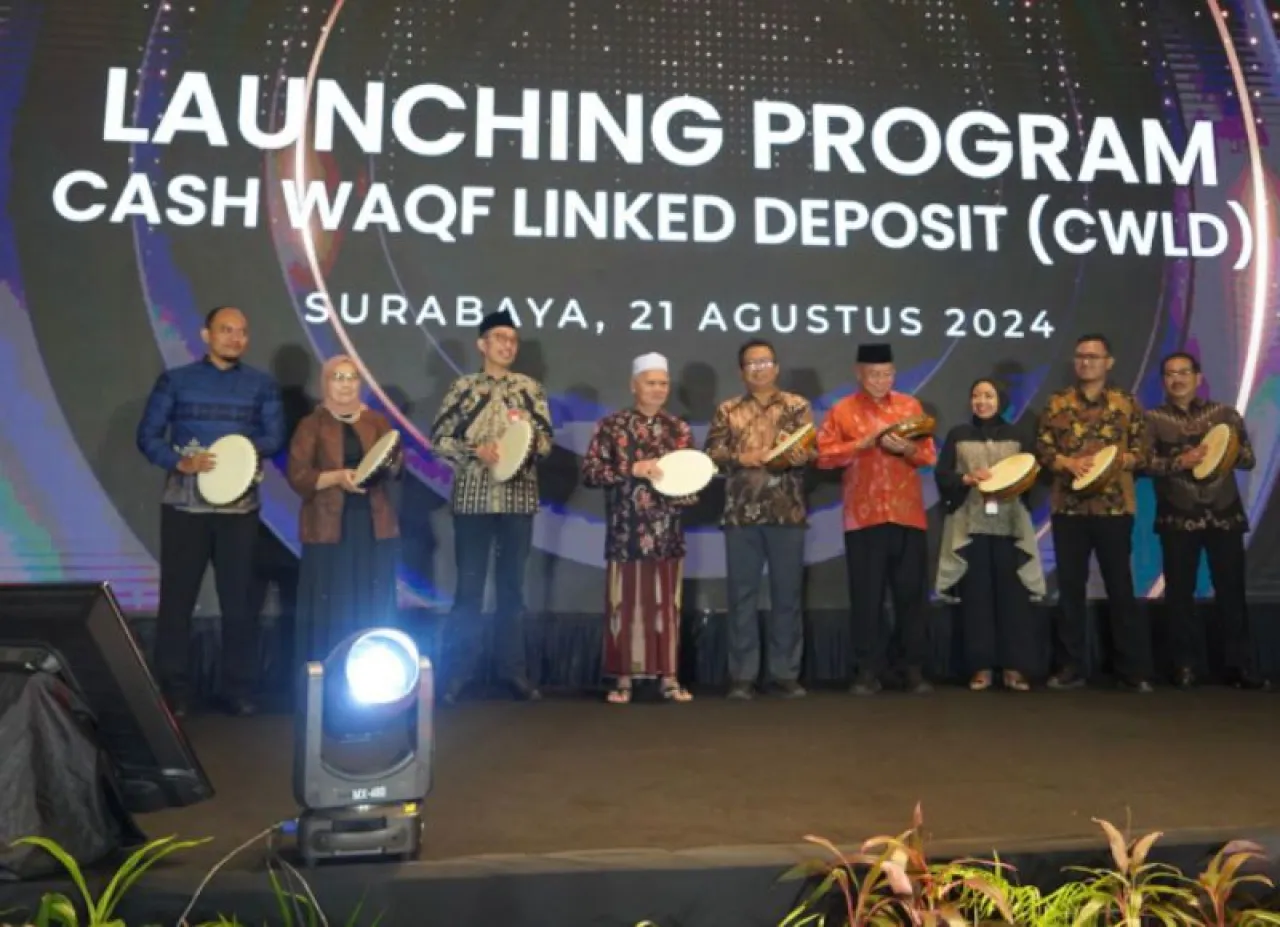 UUS Bank Jatim Launching Cash Waqf Linked Deposit