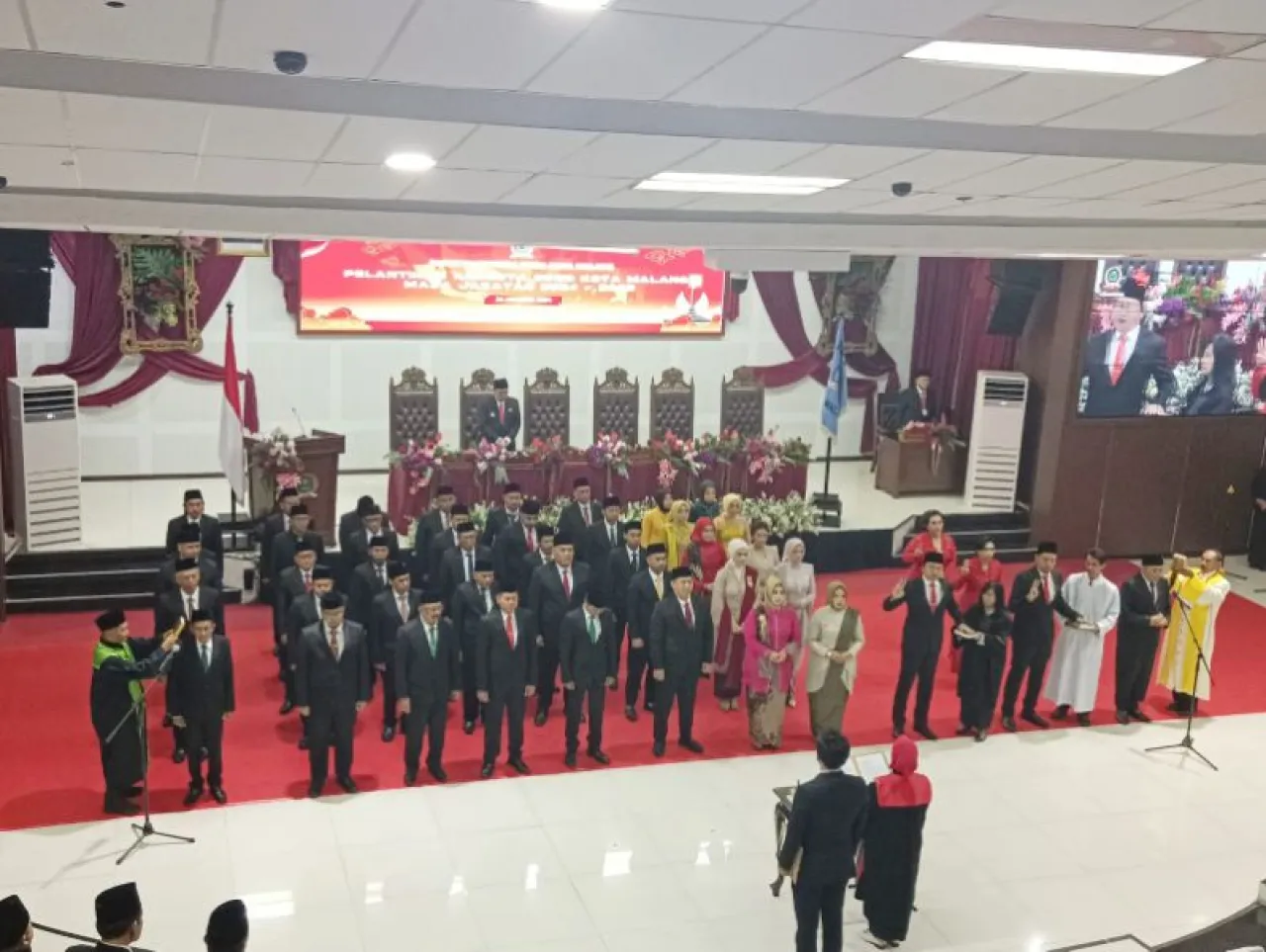 Dilantik dan Diambil Sumpah, Ini 45 Anggota DPRD Kota Malang Periode 2024-2029