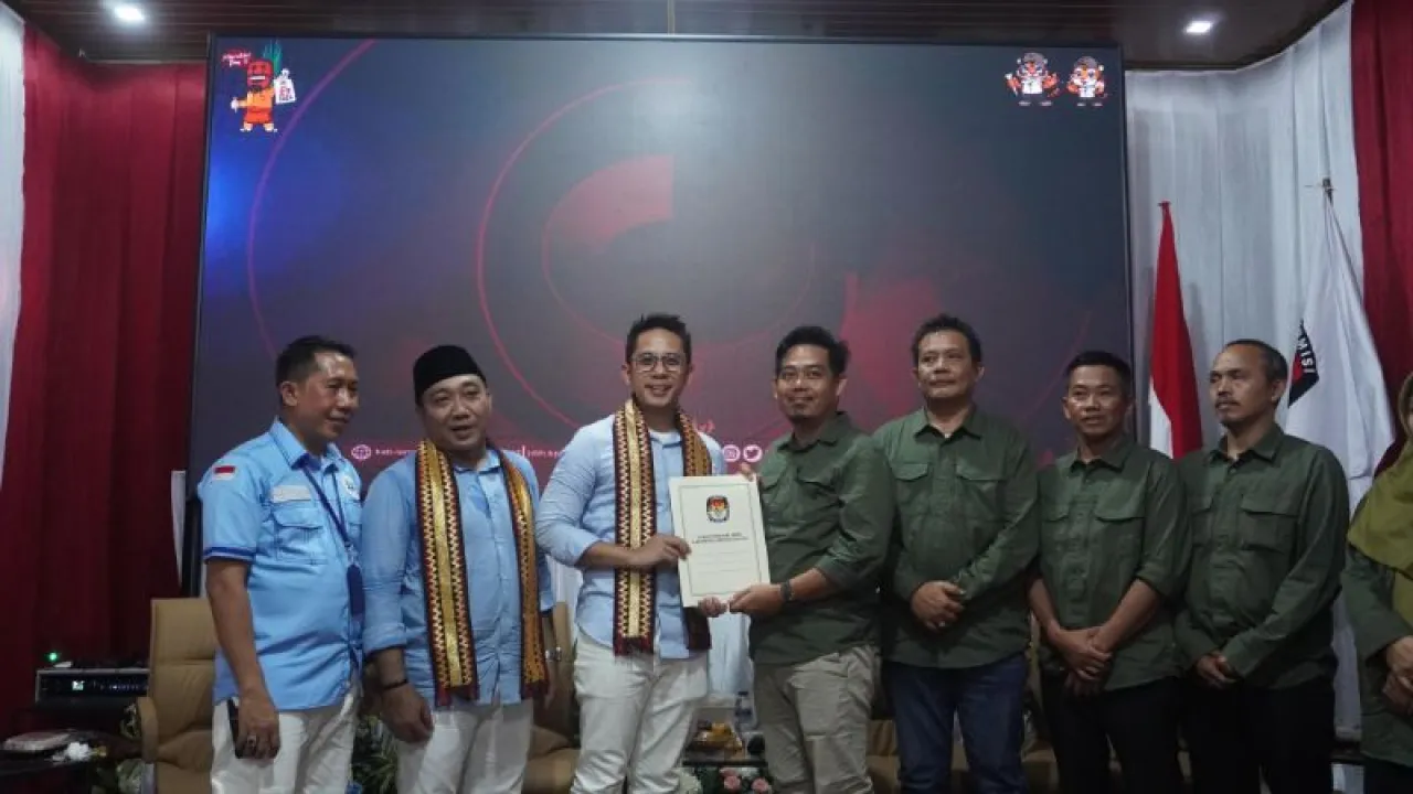 Egi-Syaiful Mendaftarkan Diri ke KPU Lampung Selatan, M Junaidi: Kemenangan Mutlak
