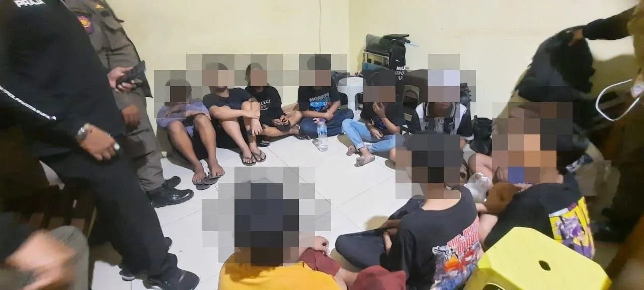 Satpol PP Surabaya Amankan 10 Anak Balap Liar