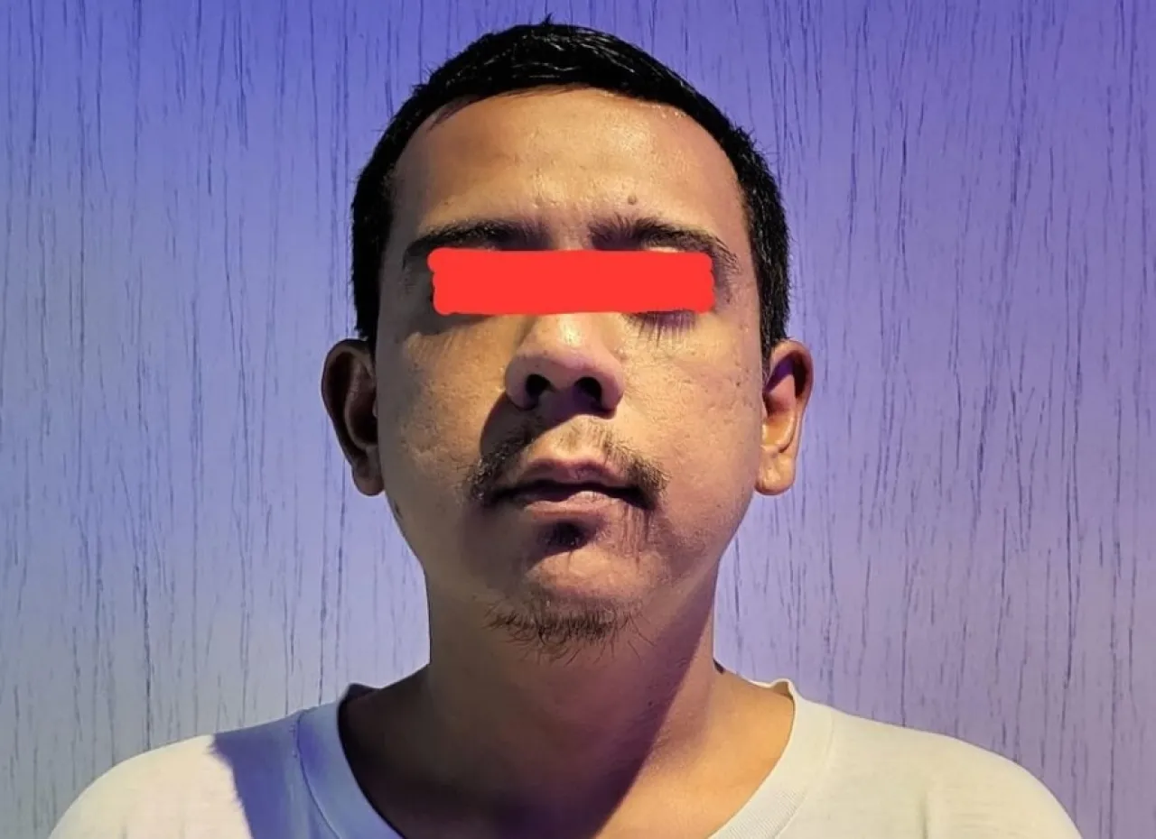AP yang sudah ditangkap polisi. Foto: Humas