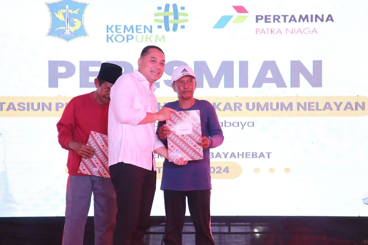 Resmikan SPBUN Pertama di Surabaya, Wali Kota Eri Cahyadi Dinilai Gercep Beri Solusi untuk Nelayan