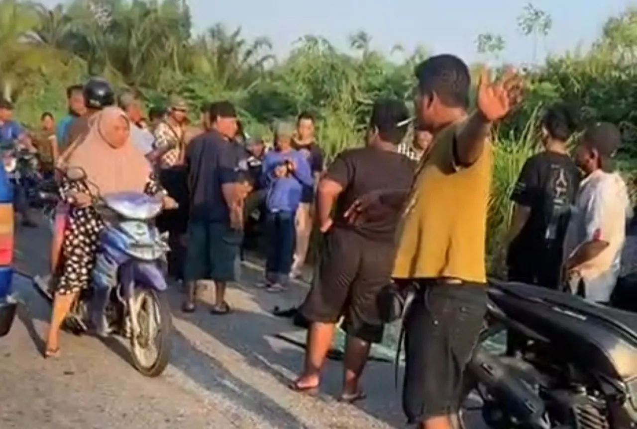 Diduga Alami Kecelakaan, Seorang Pria Tewas Mengenaskan di Jalan Garuda Sakti