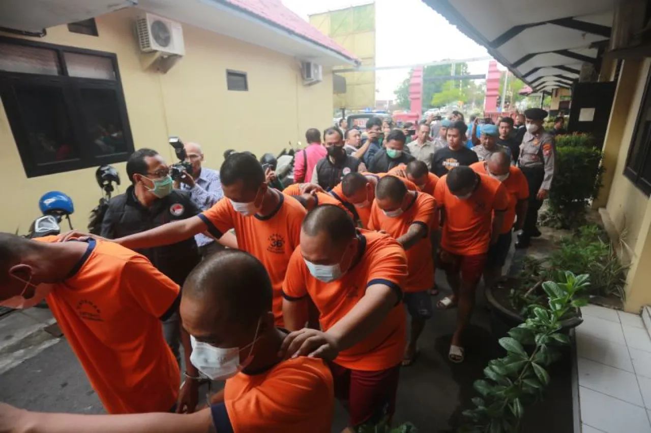 12 Budak Sabu Diringkus Satresnarkoba Polres Madiun Kota