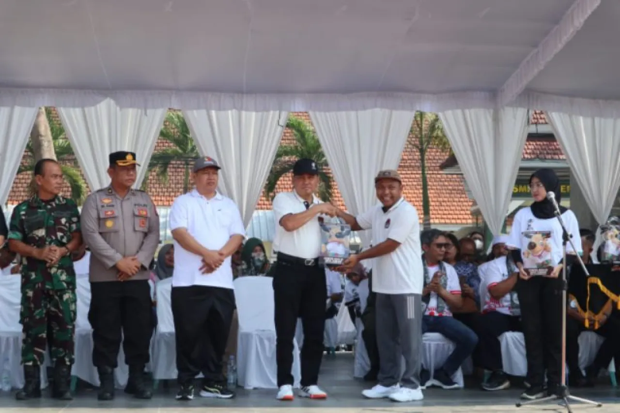 KPU Jombang Kirab Maskot Pilkada 2024 untuk Tingkatkan Partisipasi Pemilih