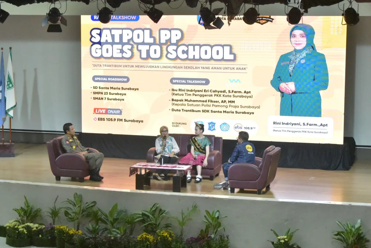Melalui Satpol PP Goes To School, Pemkot Surabaya Cegah Bullying di Kalangan Pelajar