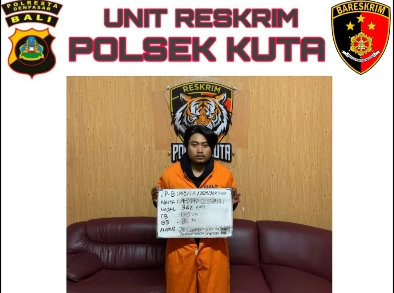 Nekad Menjambret HP Penumpang, Driver Ojol Berhasil Diringkus di Kawasan Legian