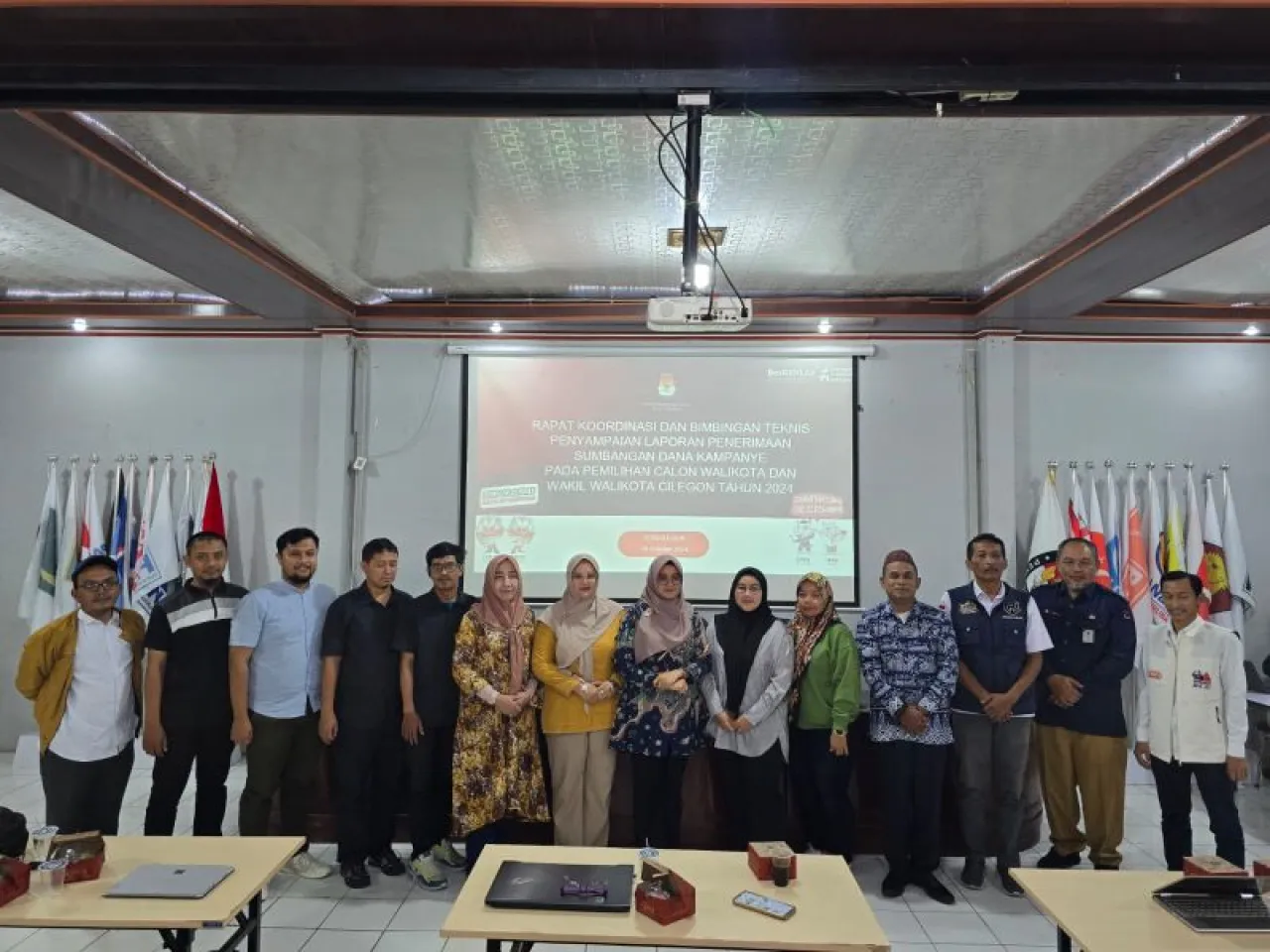 KPU Cilegon Gelar Rapat Koordinasi untuk Laporan Sumbangan Dana Kampanye