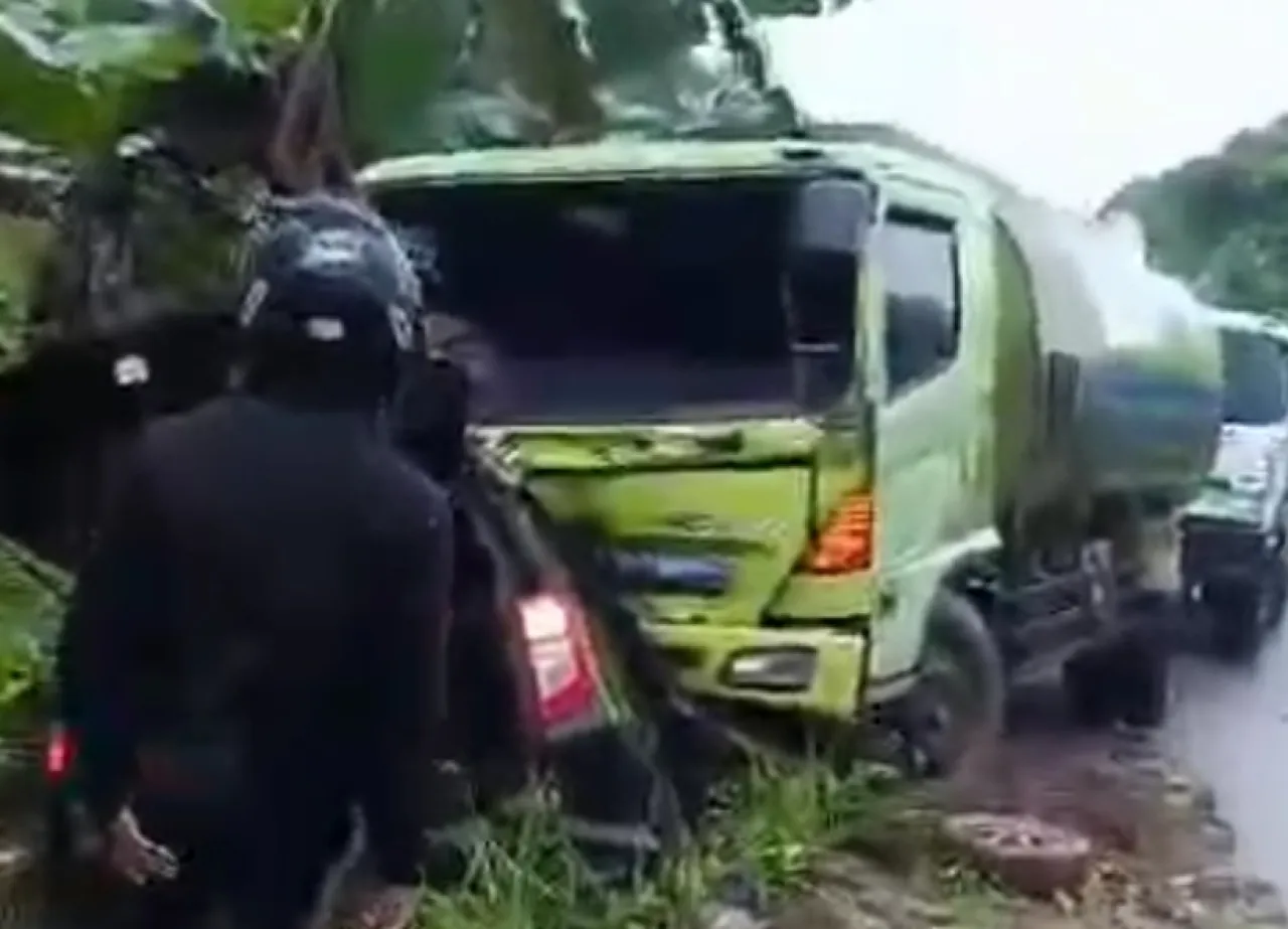 Kondisi di lokasi kejadian. Foto: Agwa