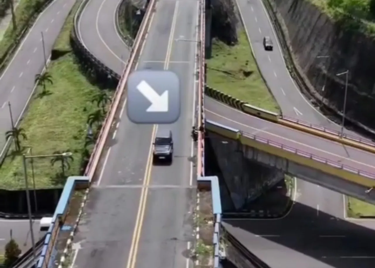 PNS Asal Minut Diduga Nekat Melompat dari Jembatan Interchange