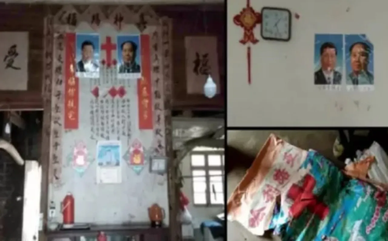 Pemerintah China Perintahkan Copot Gambar Yesus lalu Diganti Foto Xi Jinping dan Mao Zedong