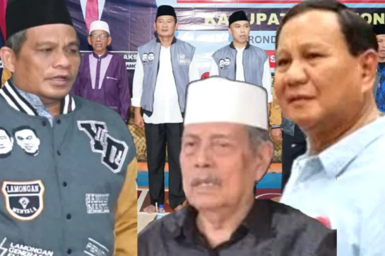 Kyai Ghofur dan Prabowo Subianto Perintahkan Memenangkan YES - Dirham di Pilkada Lamongan