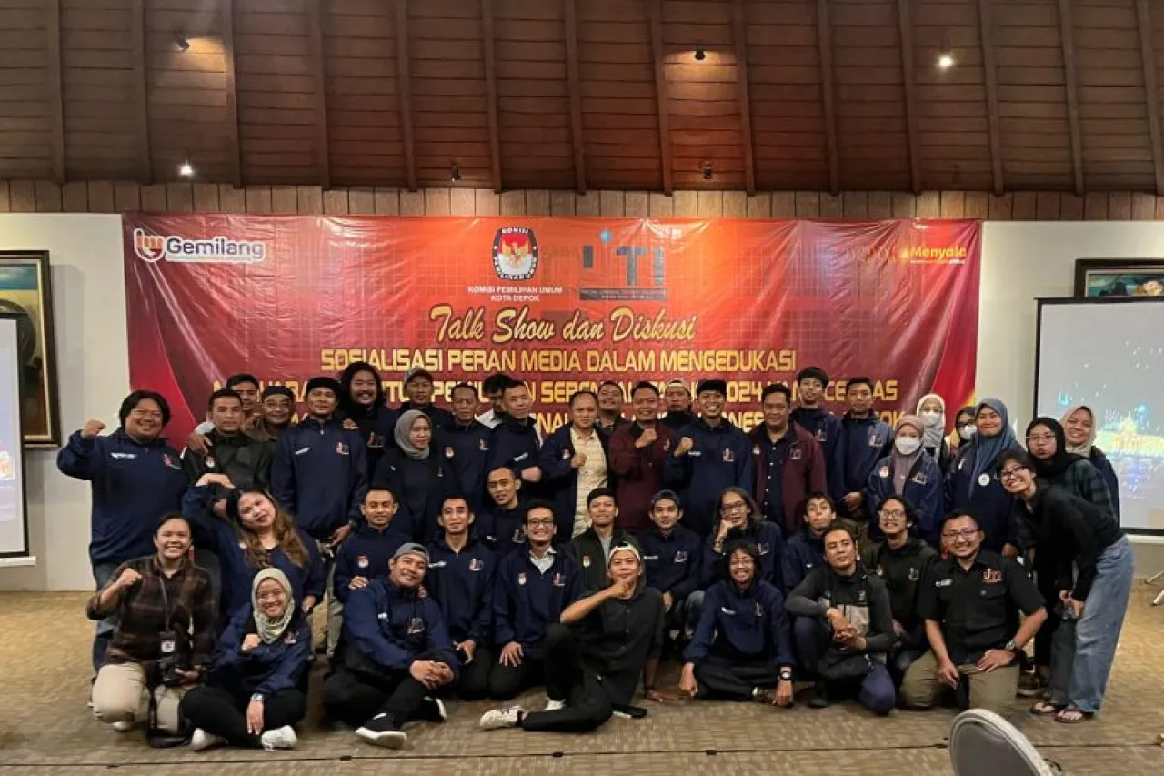 Gaungkan Pilkada Damai, IJTI dan KPU Depok Gelar Diskusi