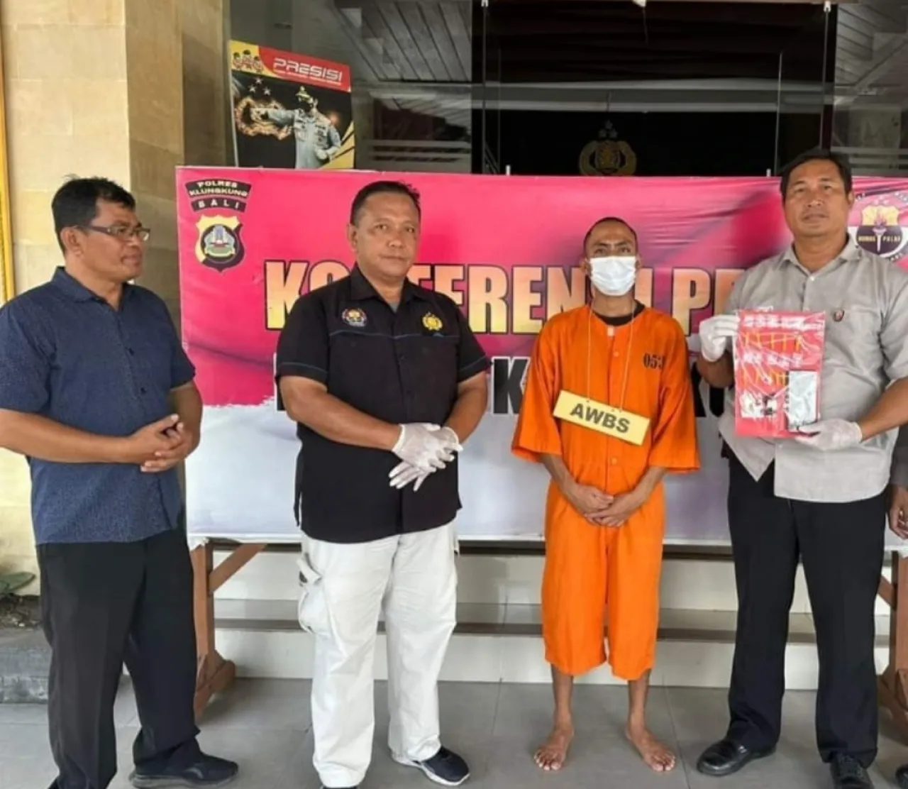 Tak Kapok Edarkan Narkoba, Residivis Asal Banyuwangi Diciduk di Klungkung