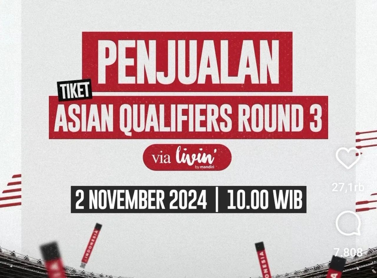 Hanya Dalam 2 Hari, 60 Ribu Tiket Laga Timnas Indonesia vs Jepang Ludesa Terjual
