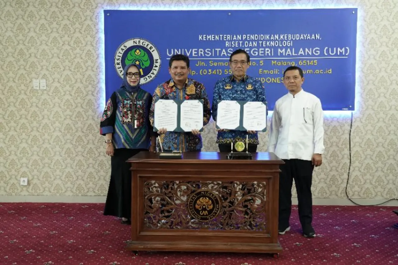 Kolaborasi Bank Jatim dan Universitas Negeri Malang Majukan Dunia Pendidikan