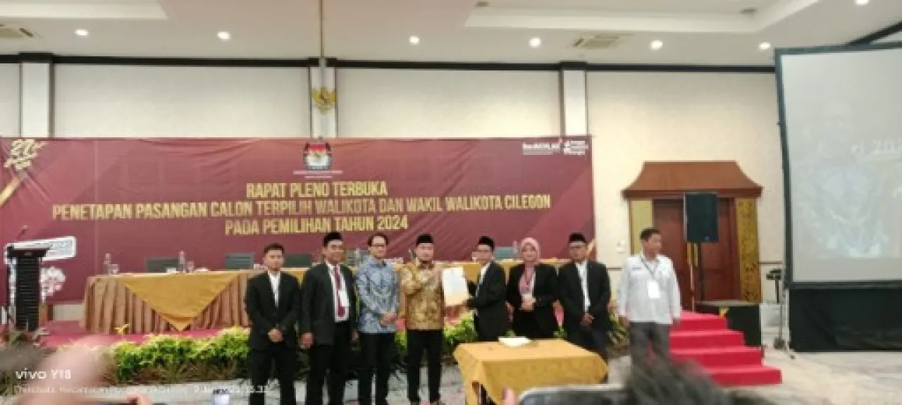 Robinsar-Fajar Resmi Terpilih Jadi Wali Kota dan Wakil Wali Kota Cilegon 2025-2030