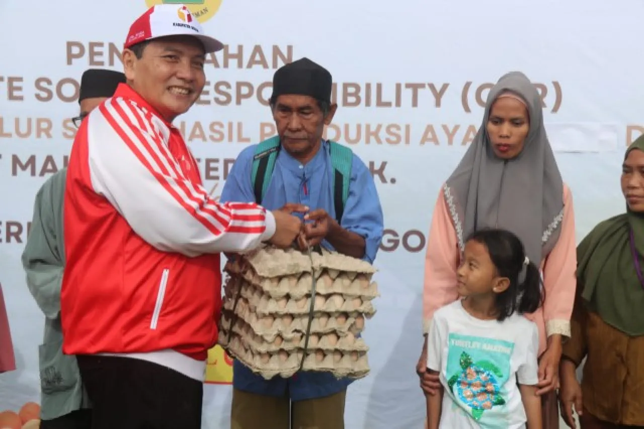 PT Malindo Feedmil Tbk Berikan Bantuan Program Tingkatkan Gizi Masyarakat Bogor