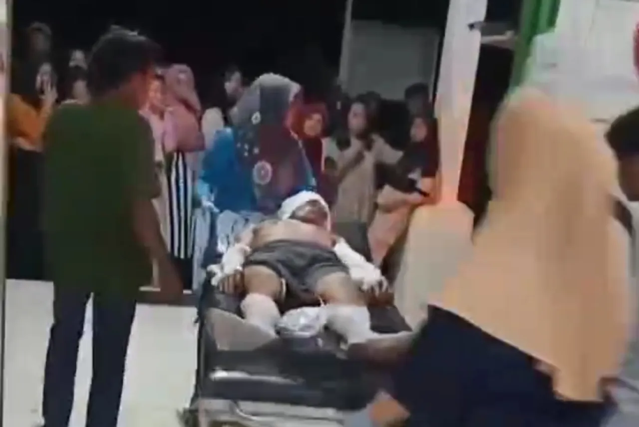 Sumur Minyak Ilegal Terbakar di Batanghari, Tiga Orang  Luka Melepuh