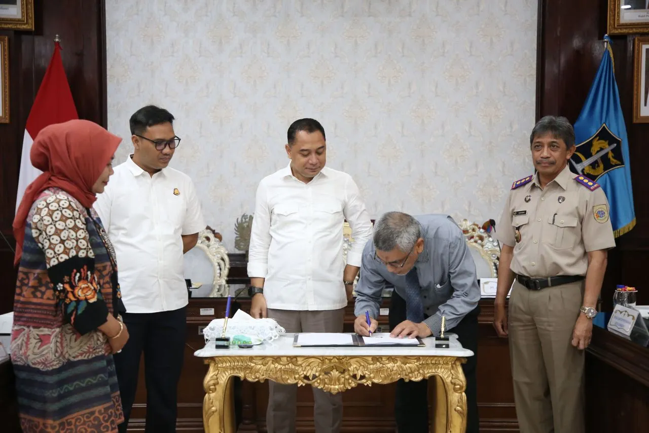 Didampingi Kejari, Pemkot Surabaya-PT Arbena Indonusa Tandatangani Kesepakatan Pengembalian Aset