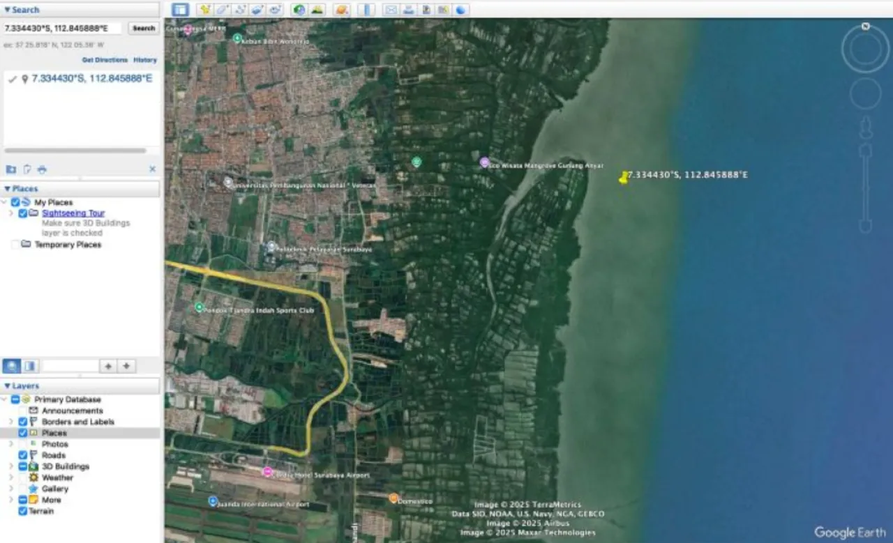 Tidak Ada Aktivitas Ekonomi di 12 Mil Laut Sidoarjo