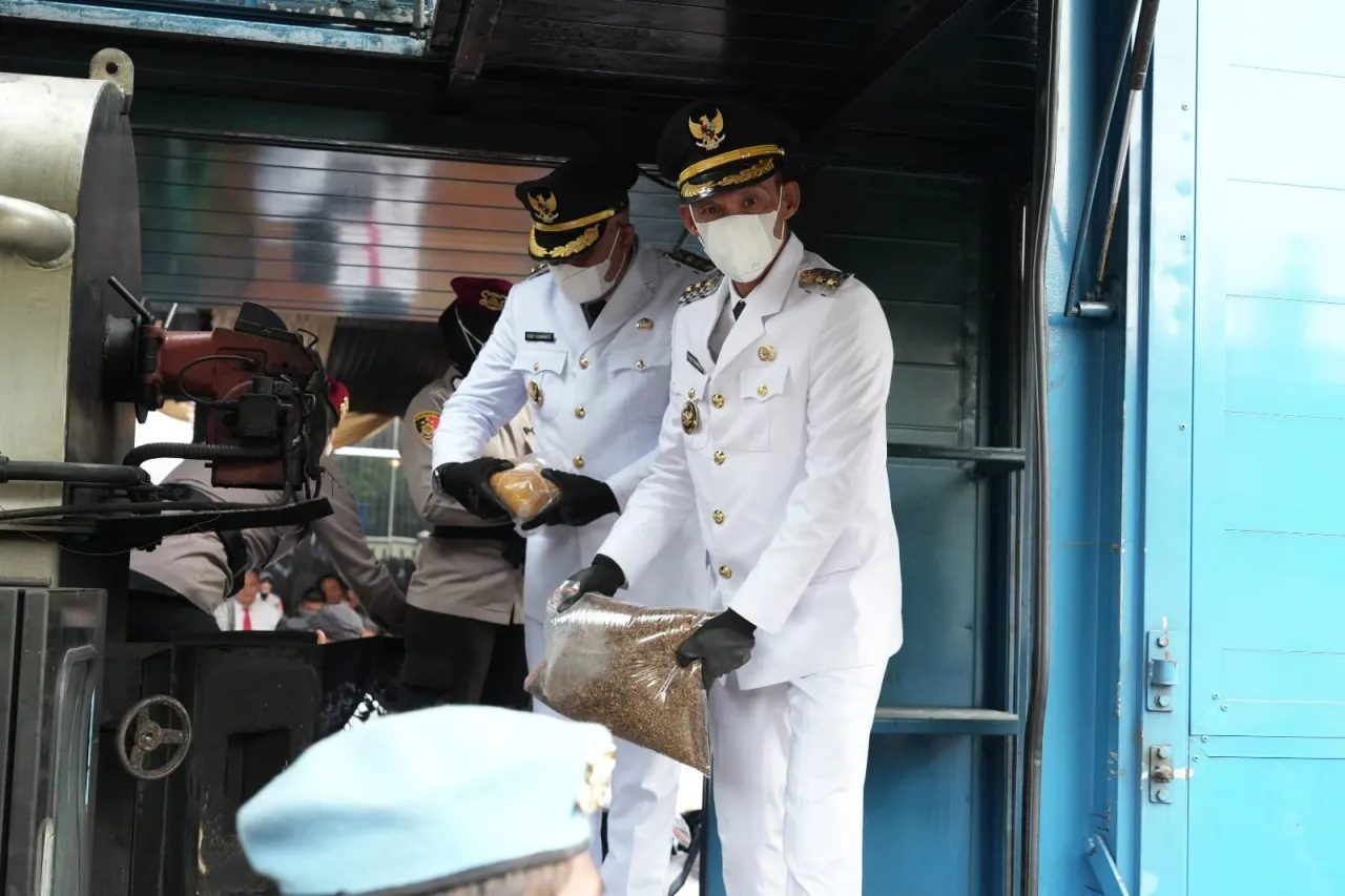 Bupati Apresiasi Polres Kabupaten Bogor Bongkar Produksi 1 Ton Sinte di Sentul