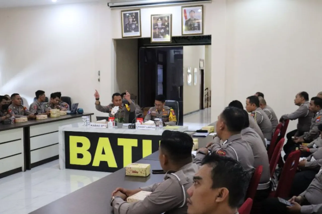 Kabag Ops Polres Batu Pimpin Latihan Pra Operasi Keselamatan Semeru 2025
