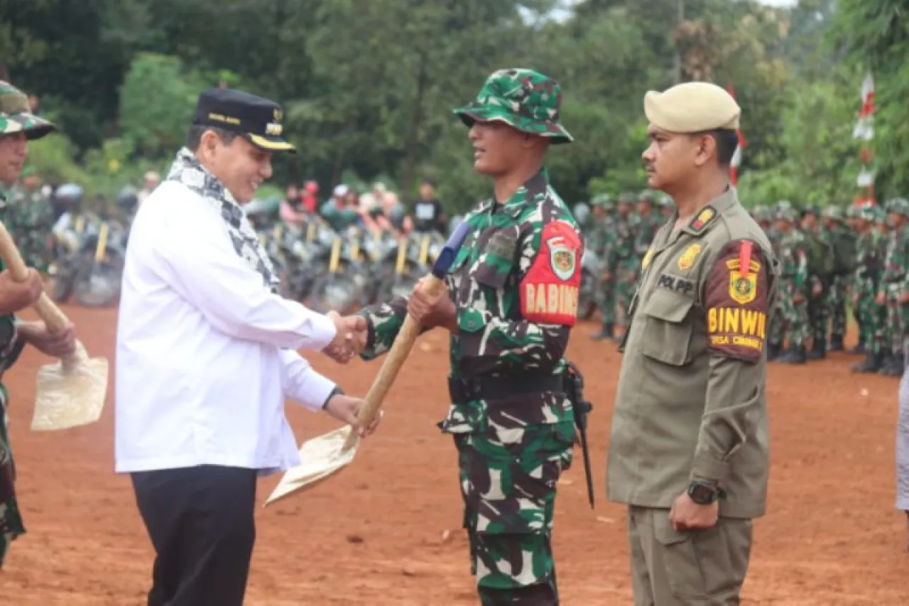 Pj. Bupati Bogor Yakin Program TMMD Bisa Mensejahterakan Desa
