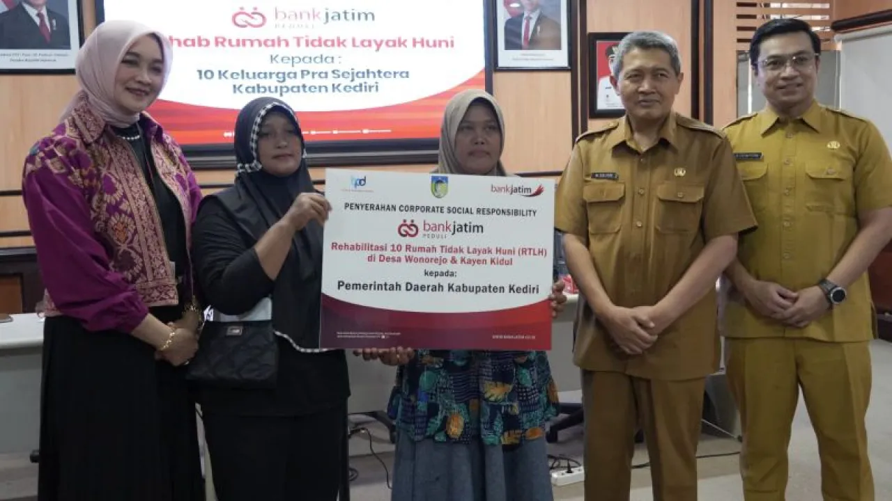Bank Jatim Bantu Tingkatkan Kesejahteraan Masyarakat Kediri