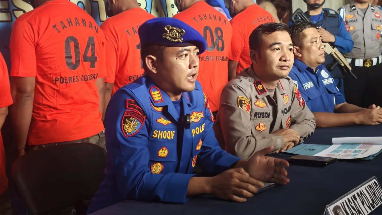 7 Kapal Nelayan Gunakan Alat Tangkap Ilegal di Perairan Kotabaru, Polisi Lakukan Penindakan