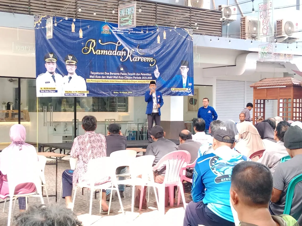 HNSI Kota Cilegon Gelar Tasyakuran dan Berbagi Sembako untuk Nelayan