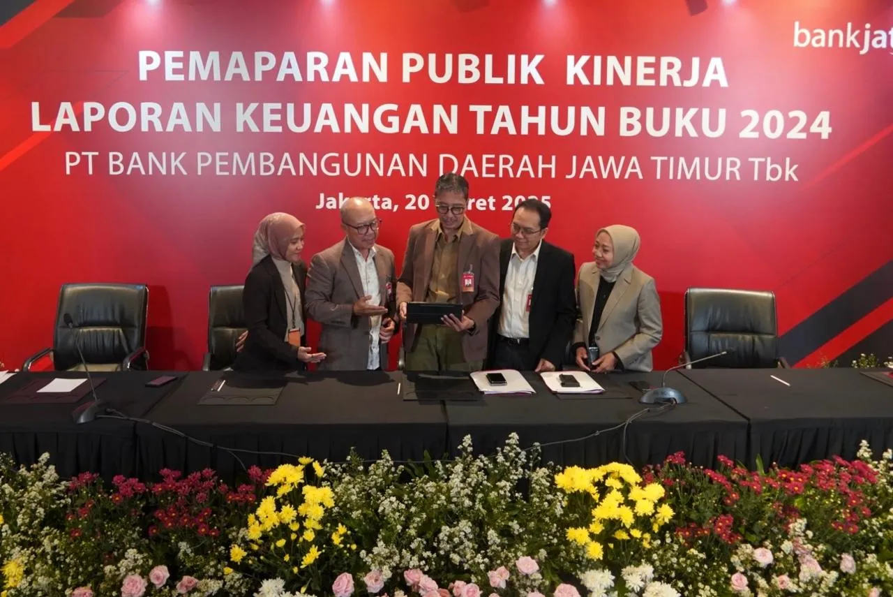 Bank Jatim Catatkan Laba Bersih Terbesar di Antara BPD
