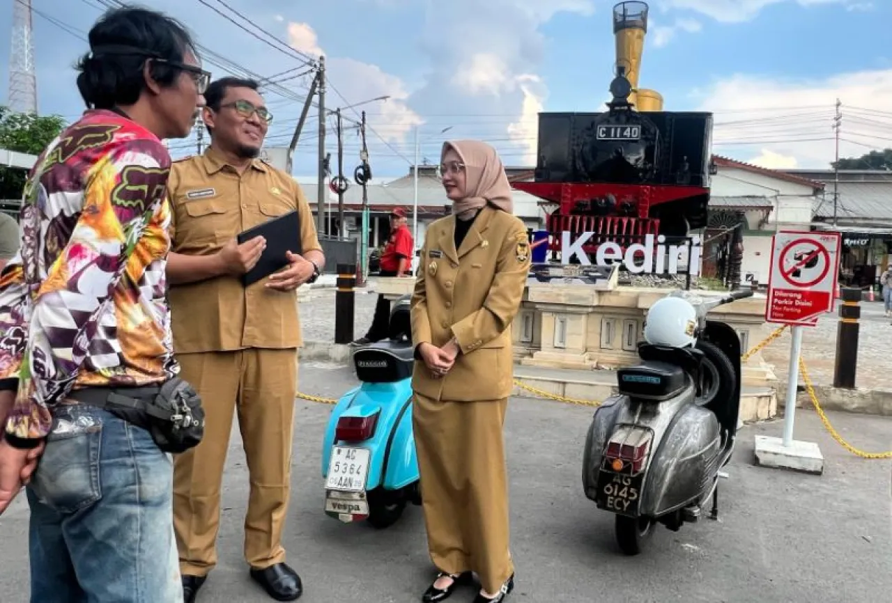 Mbak Vinanda Bakal Percantik Pedestrian di Kawasan Stasiun Kediri