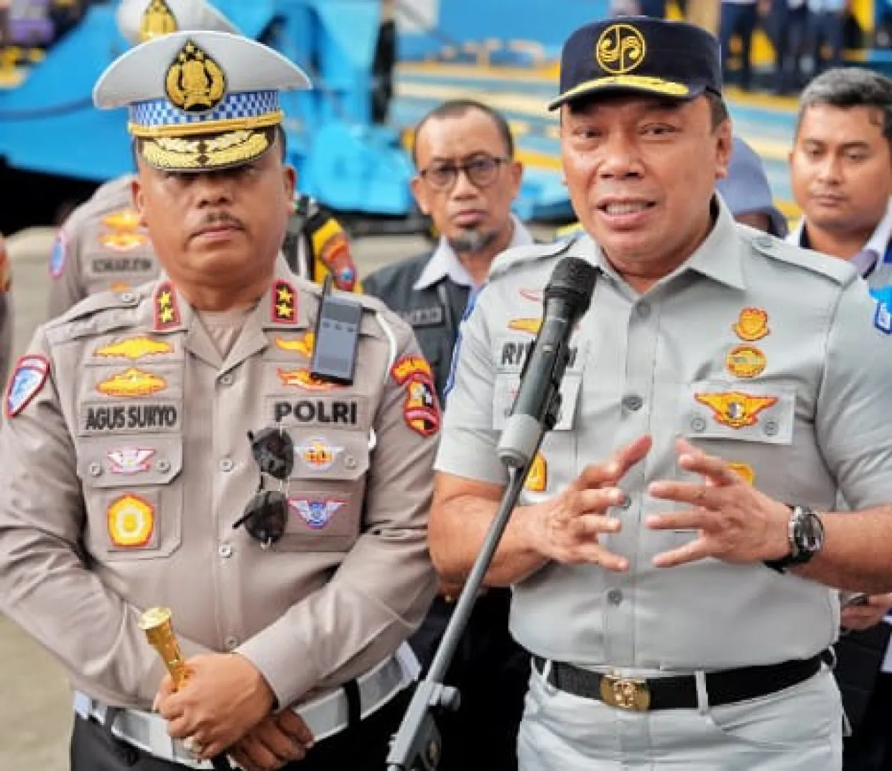 Dirut Jasa Raharja bersama Kakorlantas Polri. Foto: Istimewa