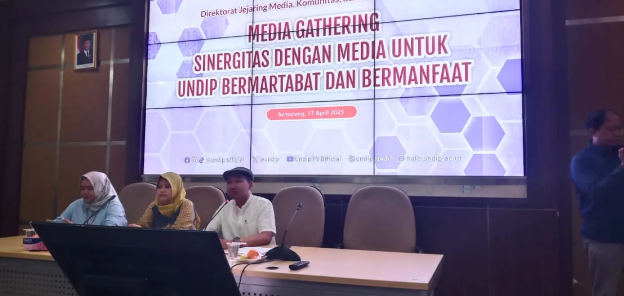 Undip Gelar Gathering bersama Media
