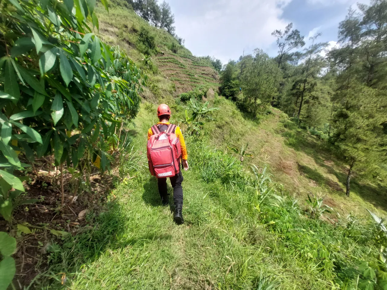 Mencari Sadem. (Foto: Humas Basarnas Cilacap)