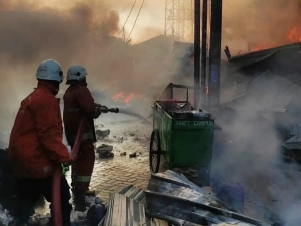 Kebakaran Selama Lebaran di Surabaya, DPKP Laporkan Konsleting Listrik dan LPG Jadi Penyebab Utama