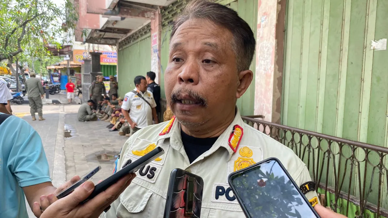 Satpol PP Kota Kediri akan Tindak Tegas PKL Bandel