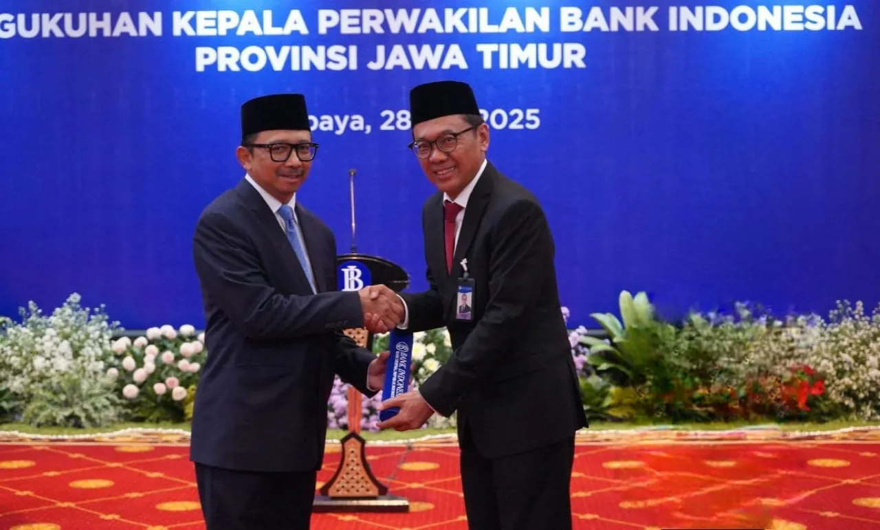 Ibrahim Dikukuhkan Jabat Kepala KPw BI Provinsi Jawa Timur