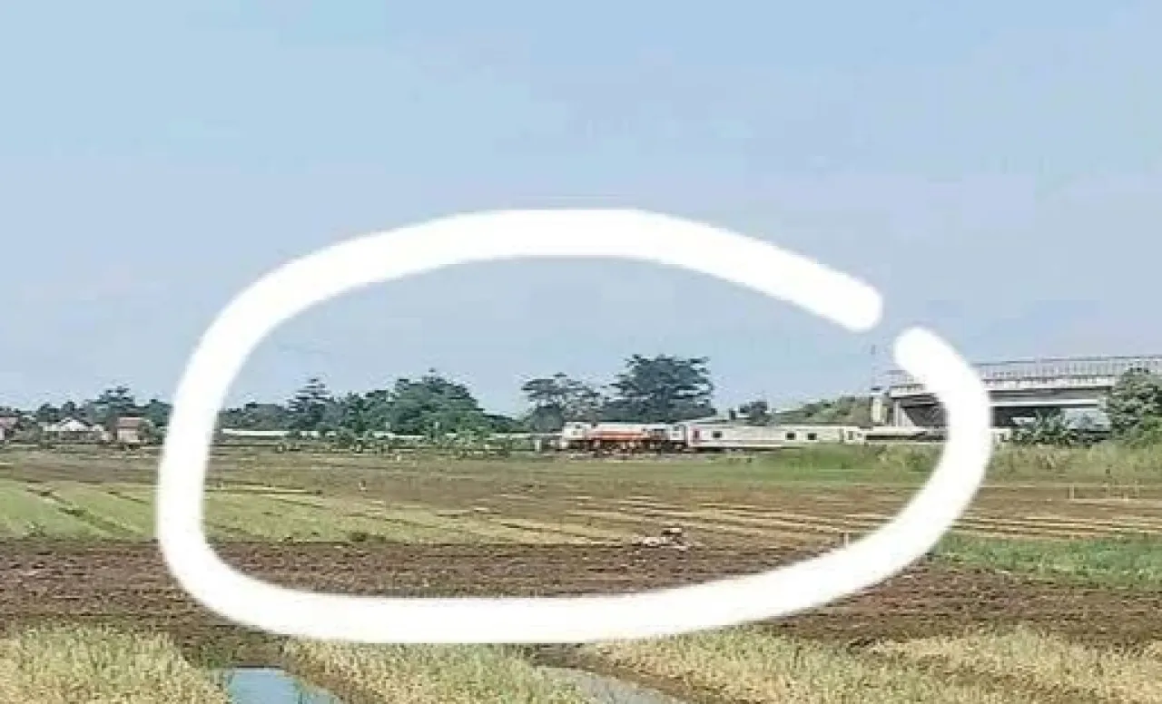 Ibu Rumah Tangga Meninggal Tertabrak Kereta Api di Klampok Brebes