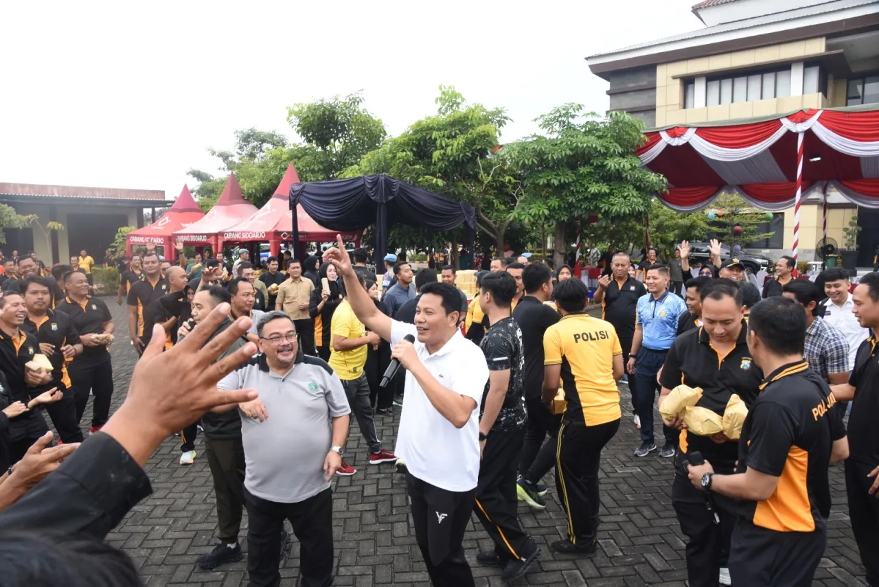 Forkopimda Sidoarjo Perkuat Sinergi di HUT Bhayangkara ke 79 Tahun 2025