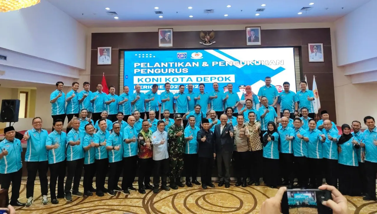 KONI Depok Resmi Dilantik, Fokus Siapkan Atlet Menuju Porprov Jabar