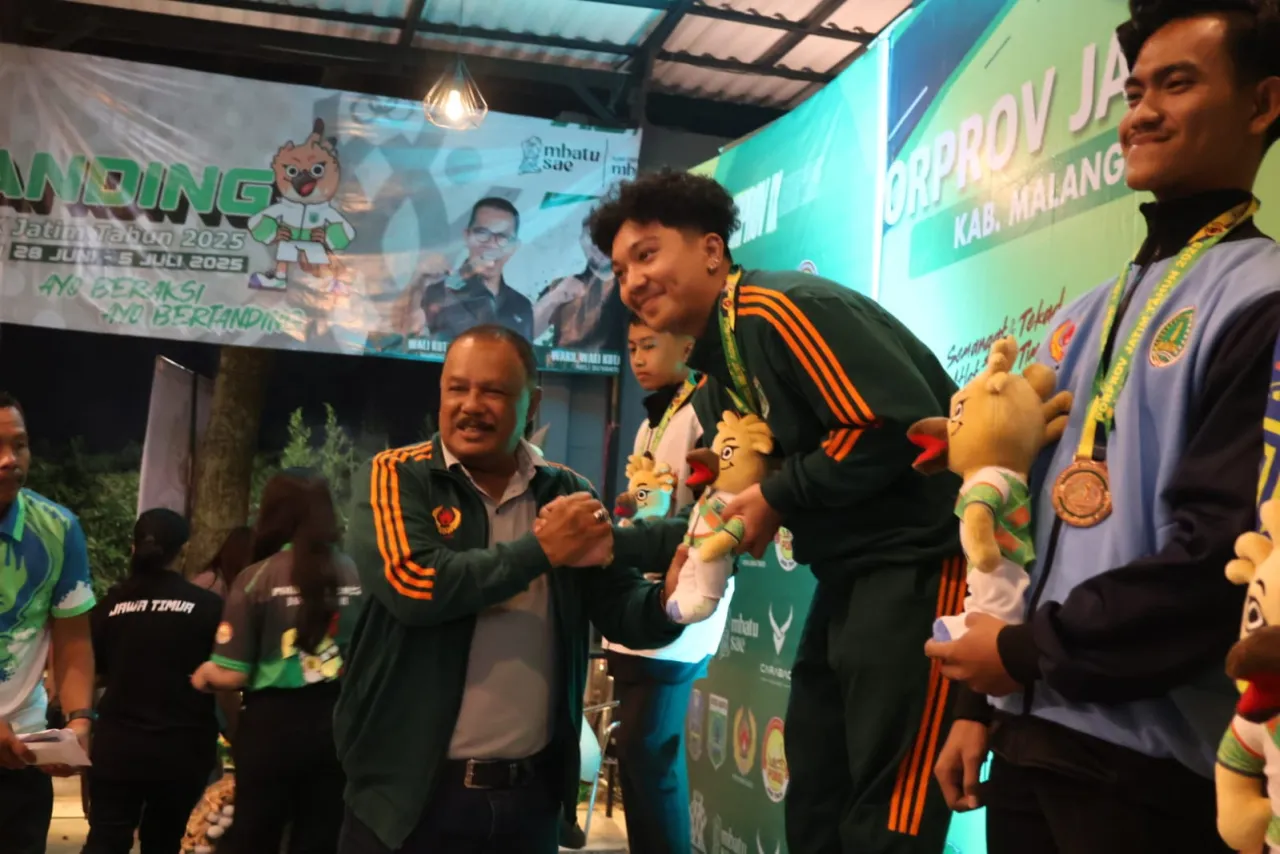 Sesuai Harapan Ketua POBSI Kota Batu, Glenn Revardy Cristian Raih Medali Emas Single Putra