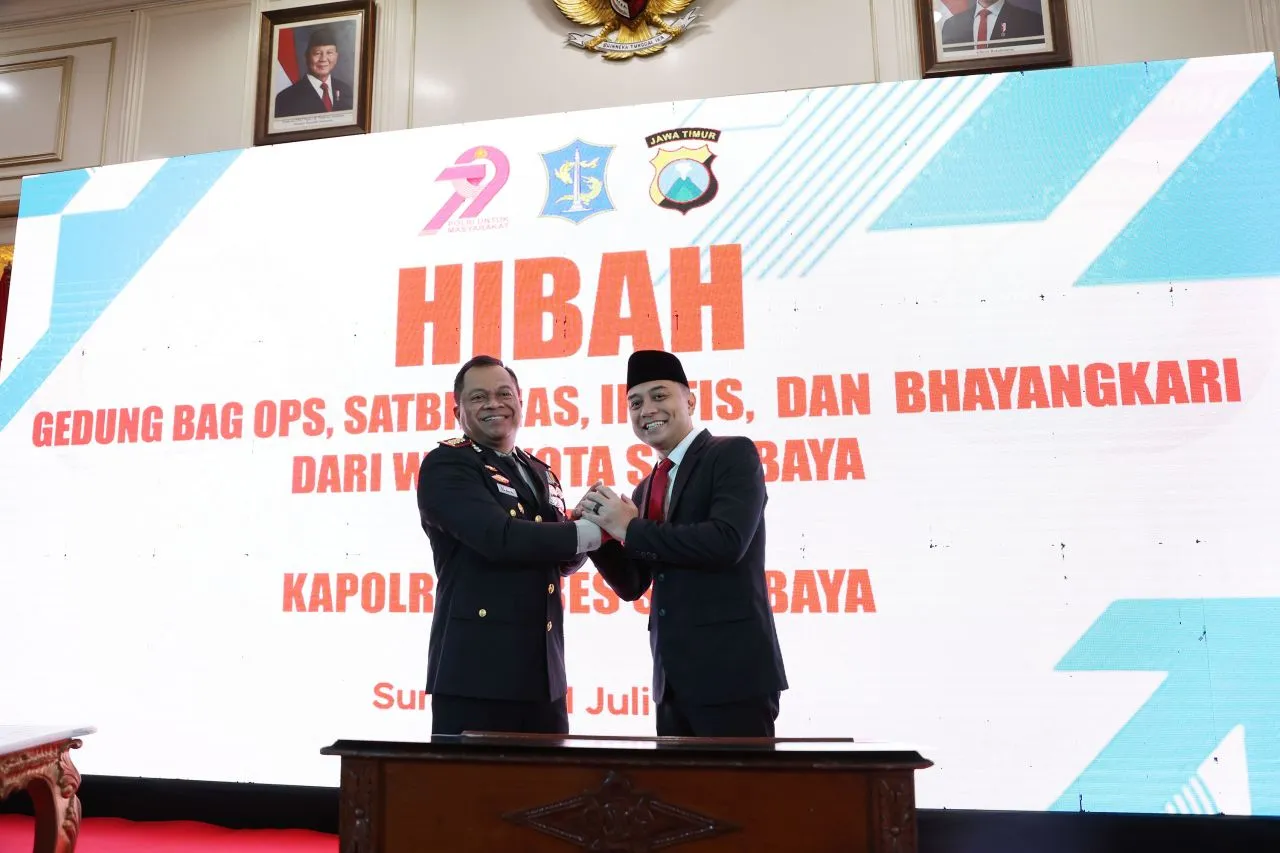 Pemkot Surabaya Hibahkan Gedung untuk Polrestabes di HUT ke-79 Bhayangkara