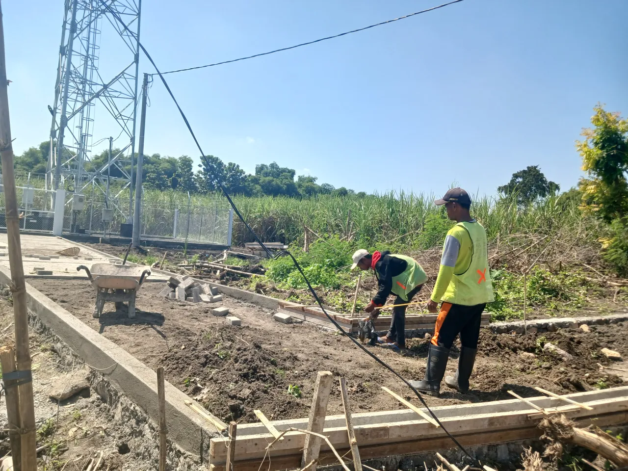 Proyek Tower BTS di Desa Sogo, Tetap Berjalan Meski Belum Kantongi Izin Resmi