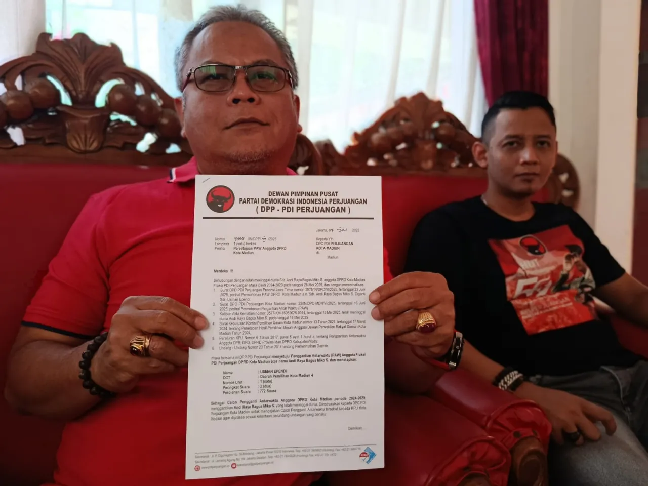 Usman Ependi Siap Gantikan Almarhum Andi Raya Miko di DPRD Kota Madiun, Lewat Proses PAW