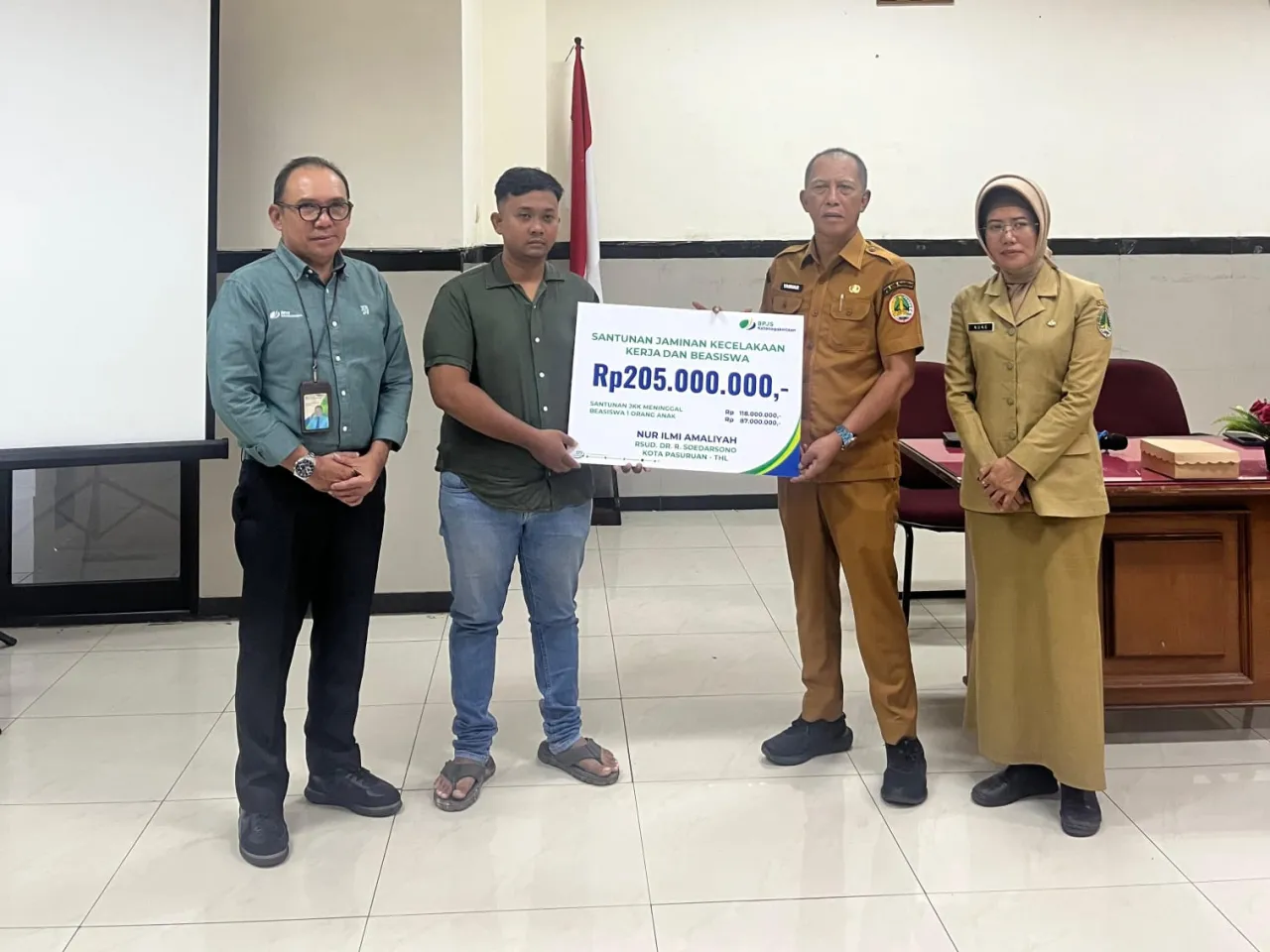 Ahli Waris Bidan Terima JKK Meninggal Rp205 Juta dari BPJS Ketenagakerjaan