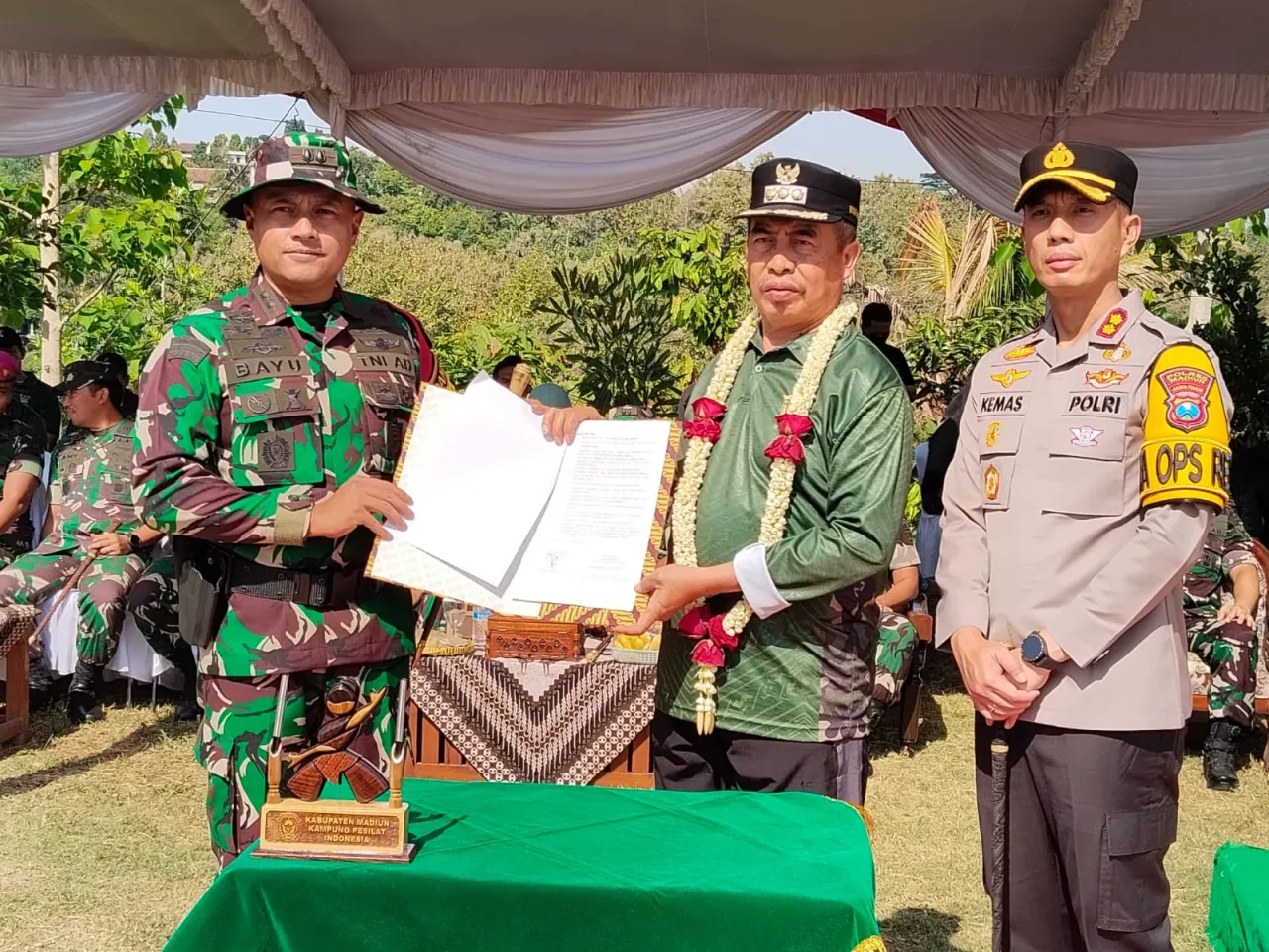 Kolaborasi Strategis TNI dan Pemkab Madiun, Buka TMMD 125