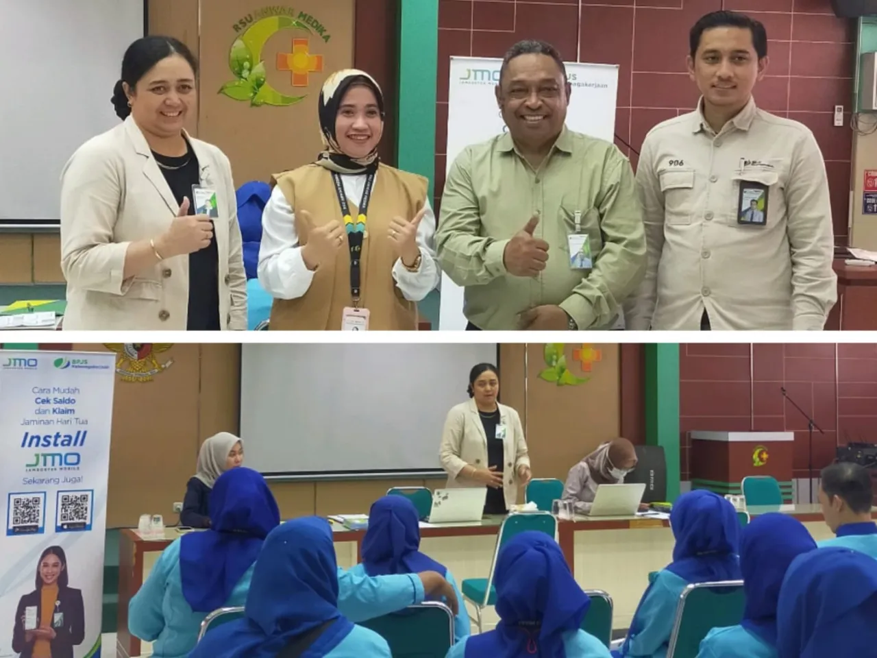 BPJS Ketenagakerjaan Sidoarjo Krian Sosialisasikan Aplikasi JMO