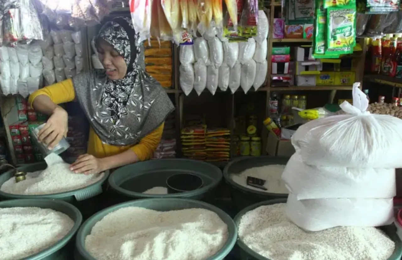Beras Murah di Tuban Dihargai Rp 11.600 per Kg